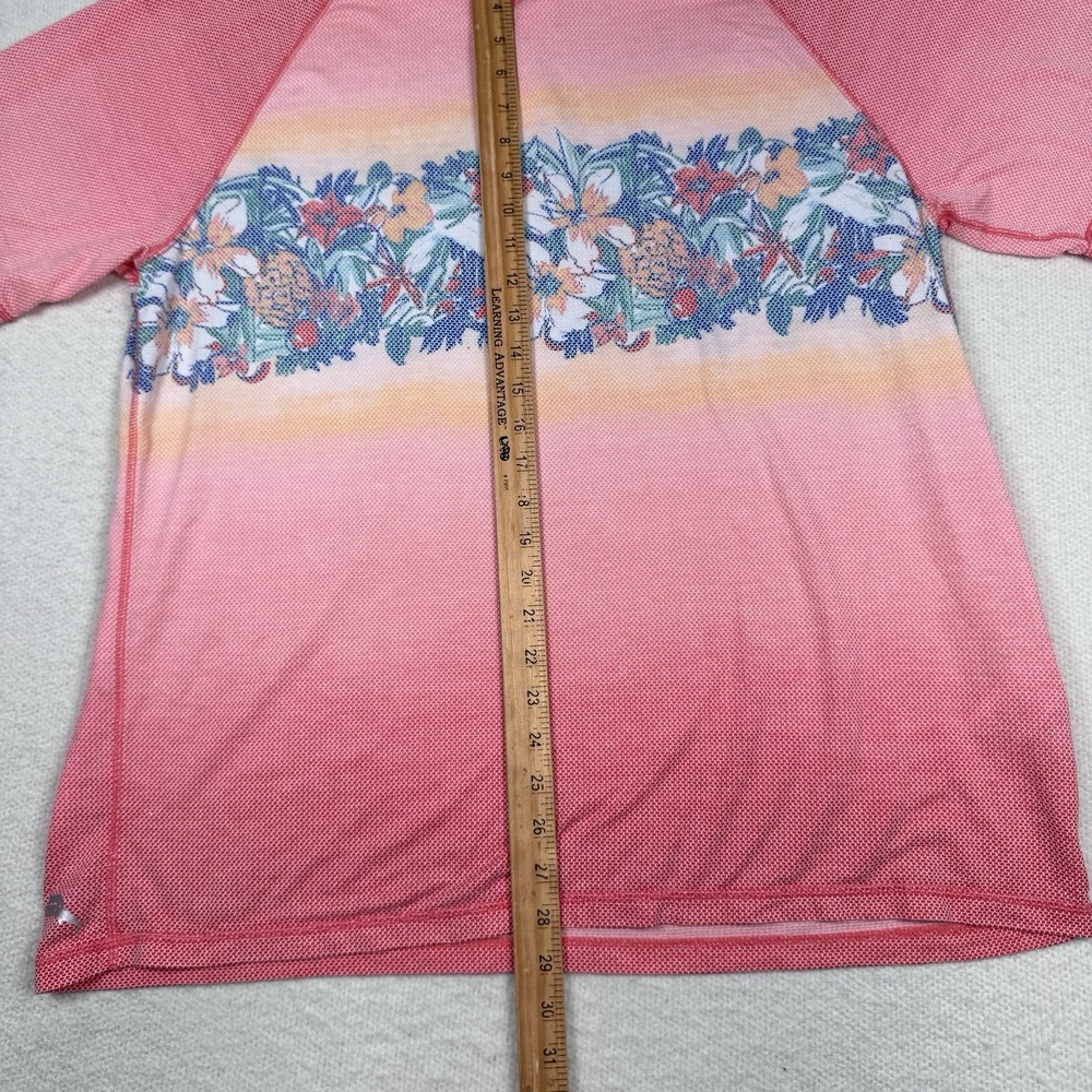 Tommy Bahama Polo Shirt Mens XL IslandZone Performance Breathable Hawaiian Aloha - Picture 5 of 8